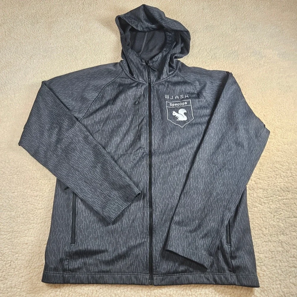 The North Face Hoodie Mens Large Grey Rain Camo JASK SpecOps Fleece Gorpcore